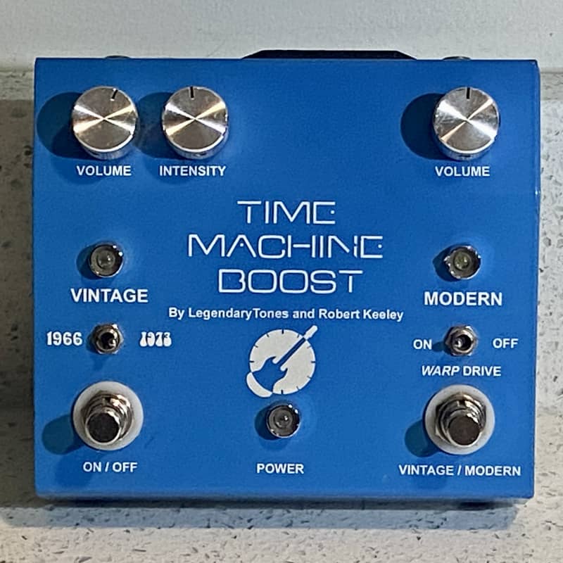 used ~2020 Keeley Time Machine Boost Blue - Effect Pedal