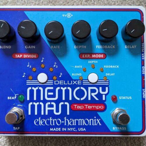 2010s Electro-Harmonix Deluxe Memory Man Tap Tempo with Panaso... -            Analogue Delay