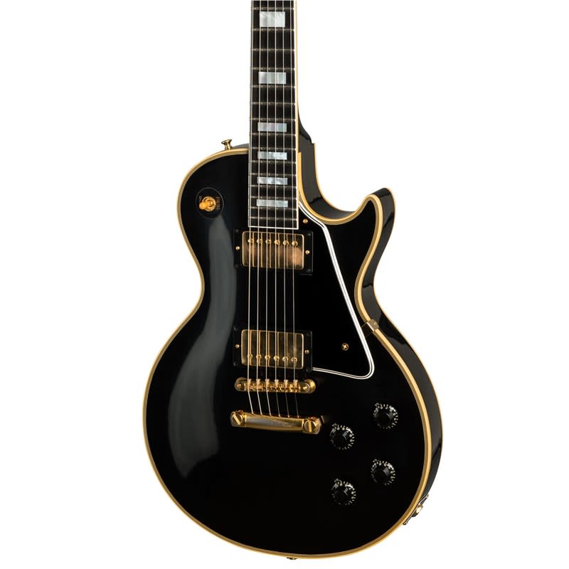 Gibson Gibson Custom 1957 Les Paul Custom 2 Pickup VOS, Ebony ... - £4832.5 new Guitar