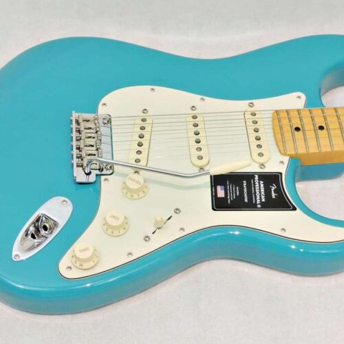 2021 Fender American Professional II Stratocaster Miami Blue, ... -        Stratocaster