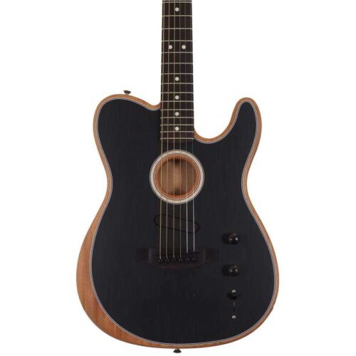 Fender Fender Acoustasonic Player Telecaster, Brushed Black Br... -        Telecaster