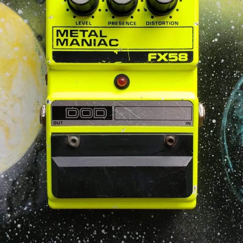 used 1989 DOD Metal Maniac FX58 Green - Effect Pedal