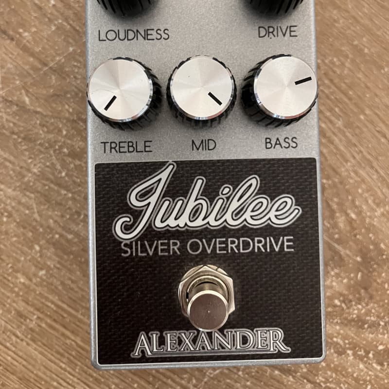 used 2010s Alexander Pedals Jubilee Silver Overdrive Silver - Effect Pedal