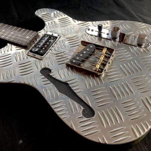 2006 Philippe Dubreuille TELECASTER METAL / SPARKLE -        Telecaster