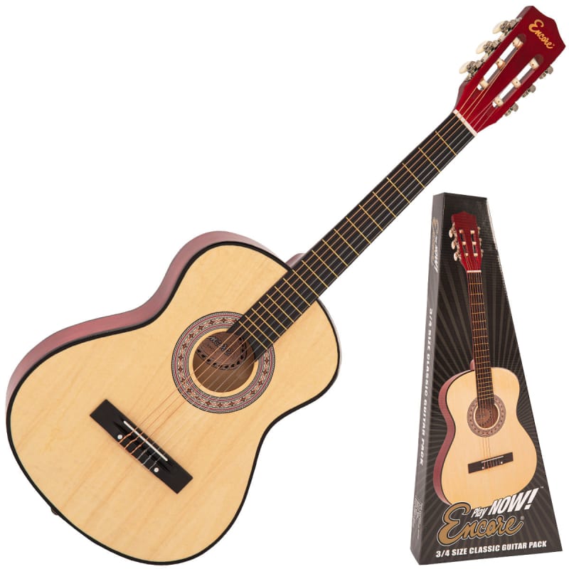 Encore Encore 3/4 Size Classic Guitar Outfit ~ Natural - £49.99 new Guitar