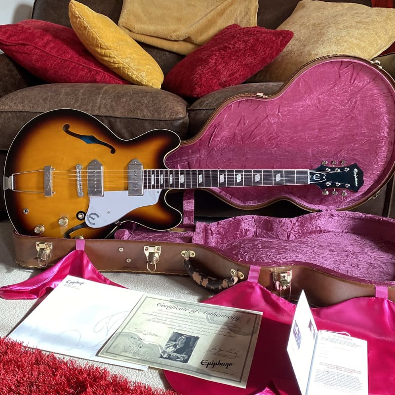 1998 Epiphone John Lennon Signature '65 Casino Vintage Sunburst - £5995 used Guitar