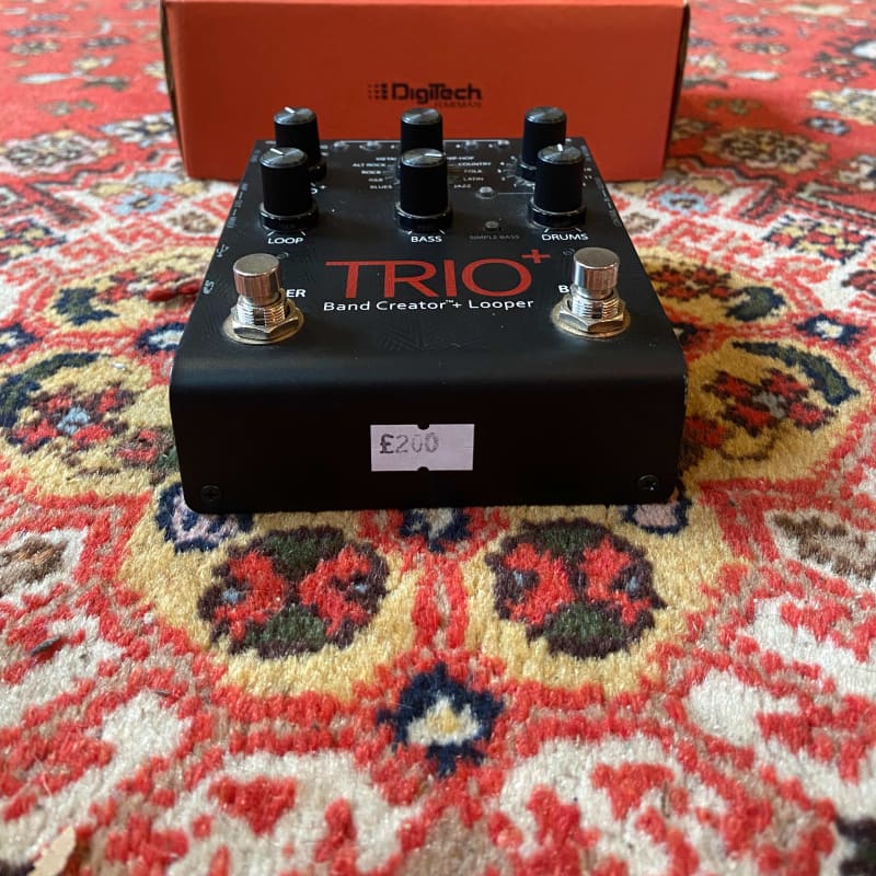 used 2010s DigiTech TRIO Plus Band Creator + Looper Black - Effect Pedal