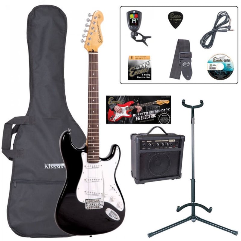 Encore Encore E6 Electric Guitar Pack - Black - £259 new Guitar