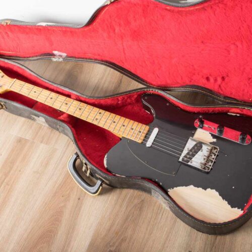 1967 - 1969 Fender Telecaster with Maple Fretboard Black -        Telecaster