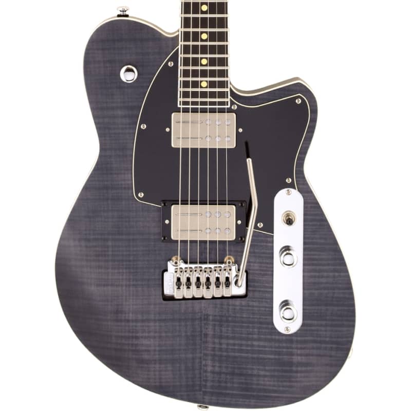 Reverend Reeves Gabrels Signature Satin Black Flame Maple - £865.83 new Guitar