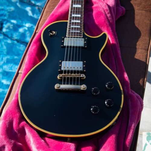 2005 Epiphone Elitist Les Paul Custom (Japanese Export) Ebony -         Les Paul