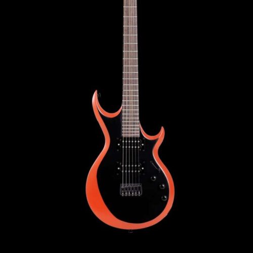 2023 Inspiria Guitars Inspiria DLP6 Black/Red -           Bass