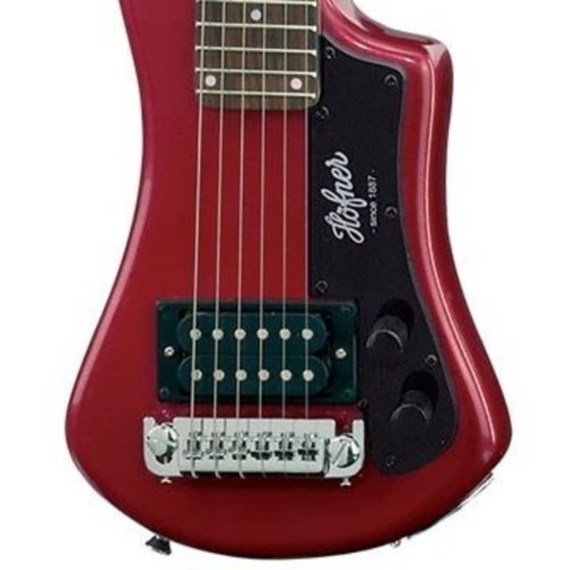 Hofner HCT Shorty Electric Travel Guitar - Red - £139 new Guitar