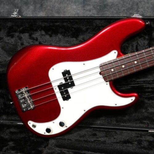 2013 Fender American Standard Precision Bass Candy Apple Red -         Precision Bass