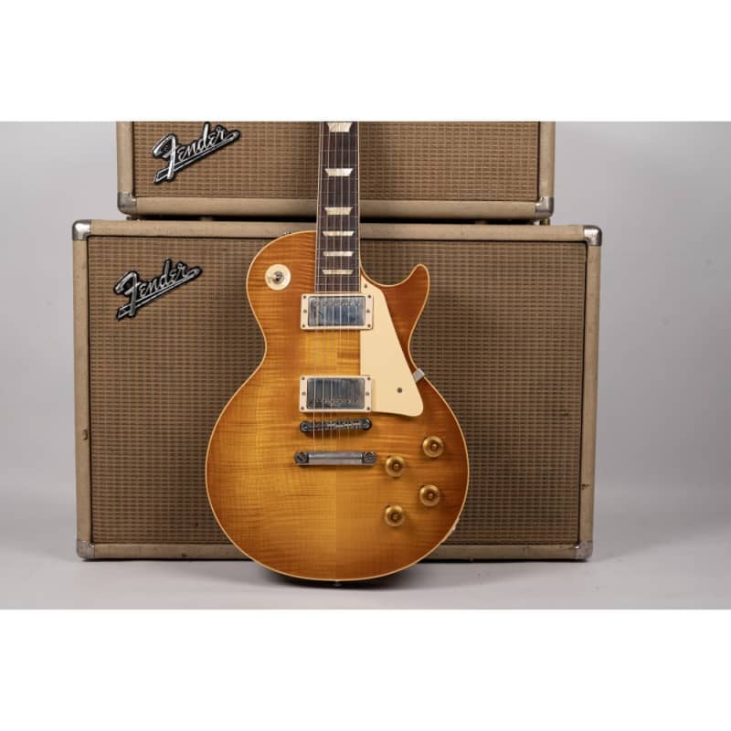 2021 Gibson Custom Shop 1958 Reissue Les Paul Honey Burst - £3995 used Guitar