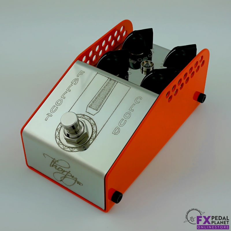 new 2022 ThorpyFX Fallout Cloud Orange & Stainless Steel - Effect Pedal