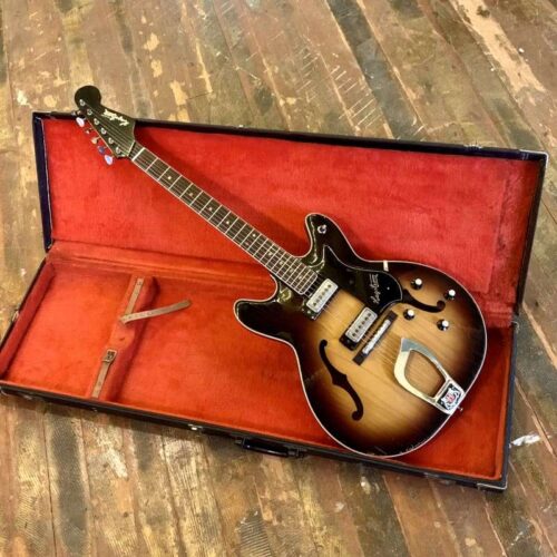 1965 Hagstrom Viking electric guitar Sunburst -         Vintage