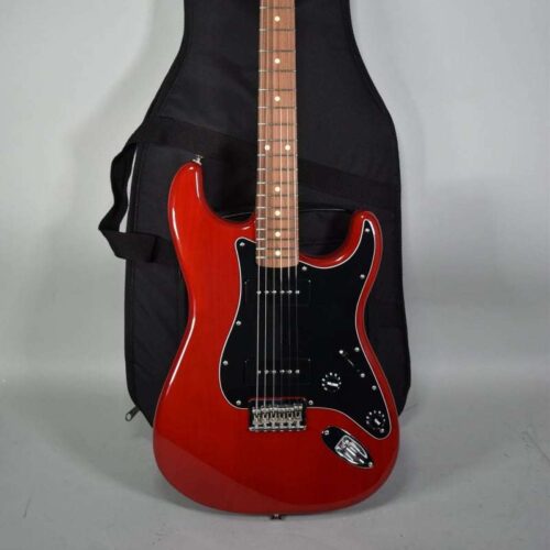 2021 Fender Stratocaster Crimson Red Transparent -        Stratocaster