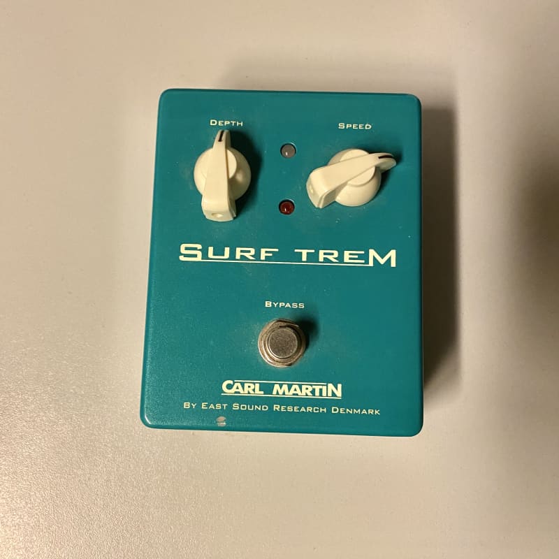 used 2010s Carl Martin Surf Trem V2 Green - Effect Pedal