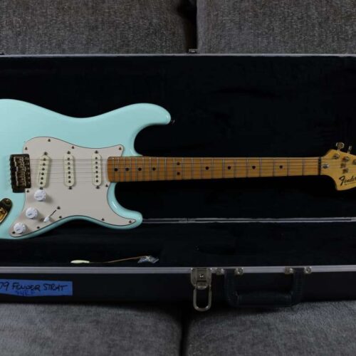 1979 Fender Stratocaster Surf Green Refin -        Stratocaster