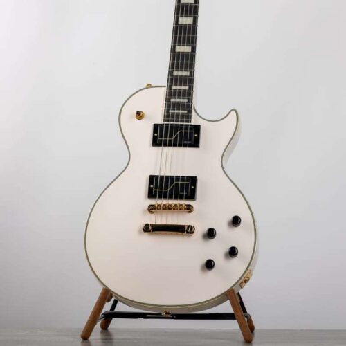 2023 Epiphone Matt Heafy Les Paul Custom Origins Bone White -         Les Paul