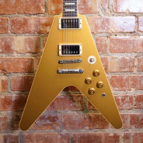 2013 Gibson Custom Shop Flying V Standard Gold Top - £5995 used Guitar