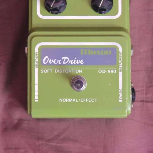 the late 70's Maxon OD-880 Soft Distortion Green -