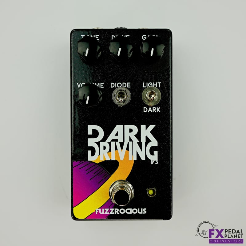 new 2023 Fuzzrocious Dark Driving V3 Black - Effect Pedal