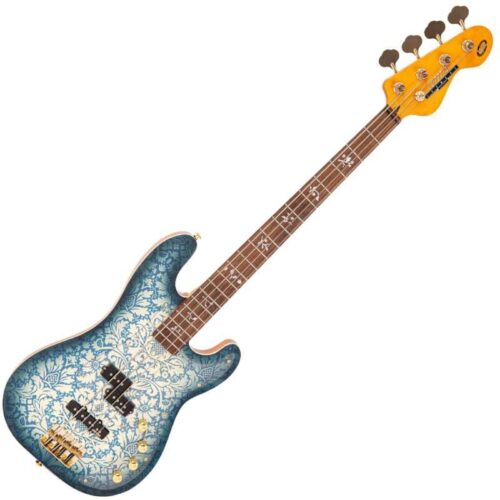 Joe Doe Joe Doe 'Lutetia' Bass Guitar by ~ with Case Blueburst - £524.17 new Guitar