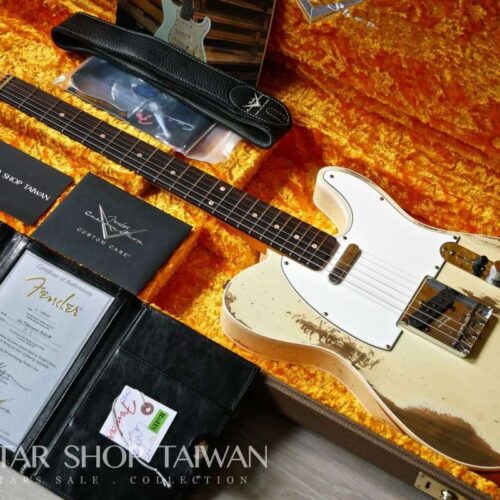 2021 Fender Custom Shop 1960 Telecaster Heavy Relic Vintage White -       Custom Shop Telecaster