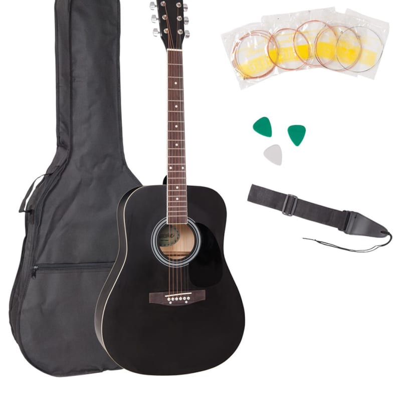 Encore Encore Dreadnought Outfit ~ Black - £87.5 new Guitar