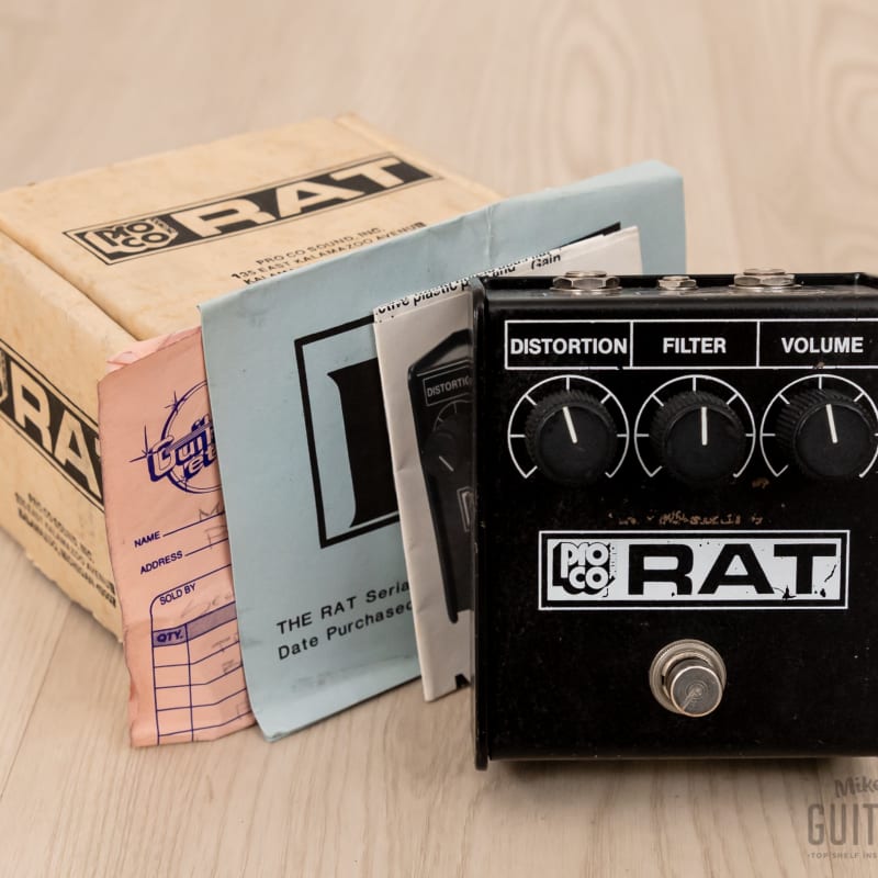 used 1984 ProCo Rat Whiteface - Effect Pedal