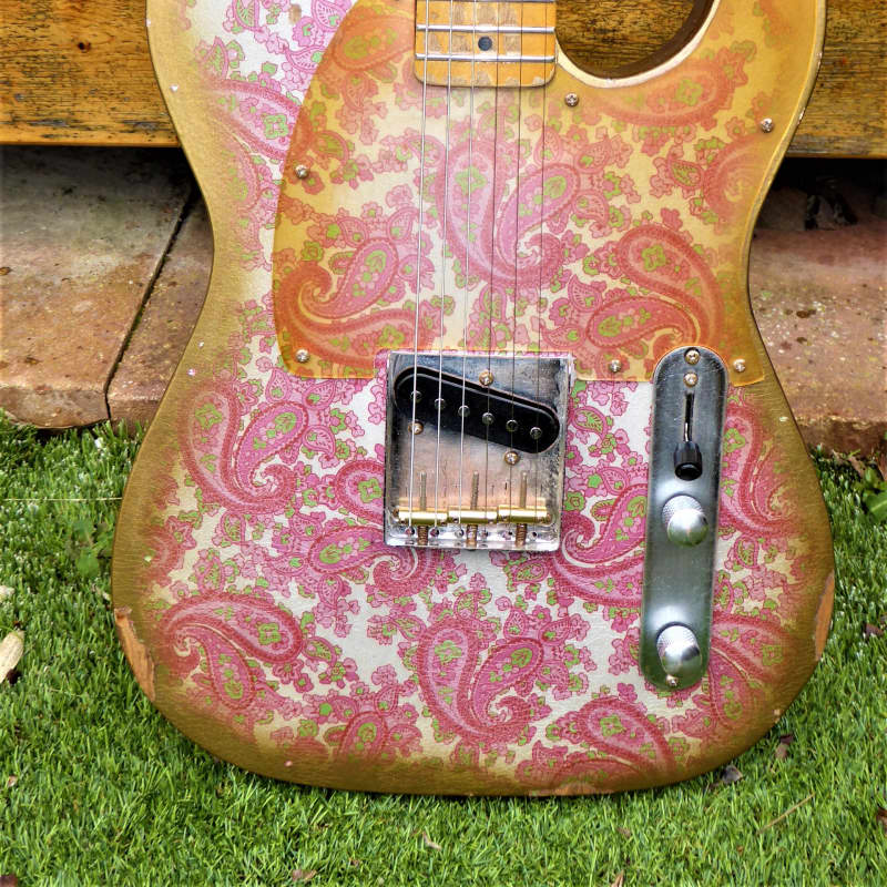 DY Guitars Pink Paisley custom relic esquire tele body Aged Nitro - £499.99 new Guitar