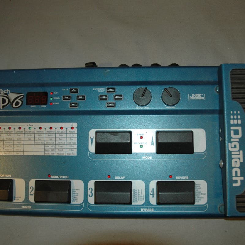 used 1990s DigiTech RP6 Blue - Effect Pedal