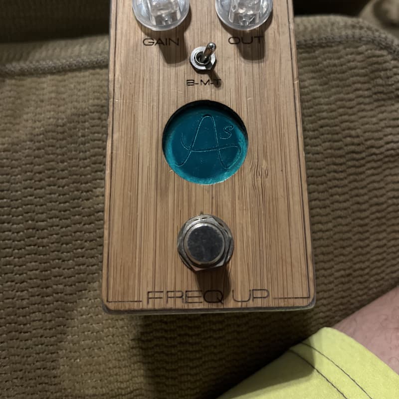 used 2010s Anasounds Freq Up Custom Boost Wood - Effect Pedal