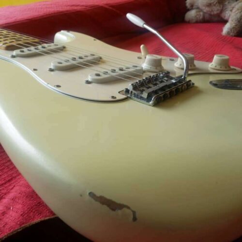 1973 Fender Stratocaster Olympic White -        Stratocaster