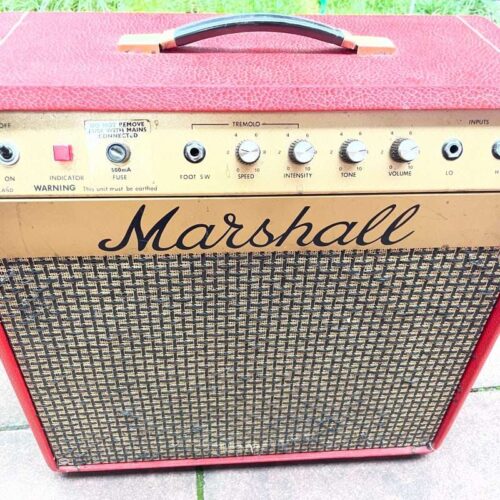 1972 - 1973 Marshall 2060 Mercury 1x12" Guitar Combo Red -