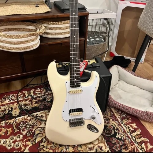 2008 Fender Stratocaster Olympic White -        Stratocaster