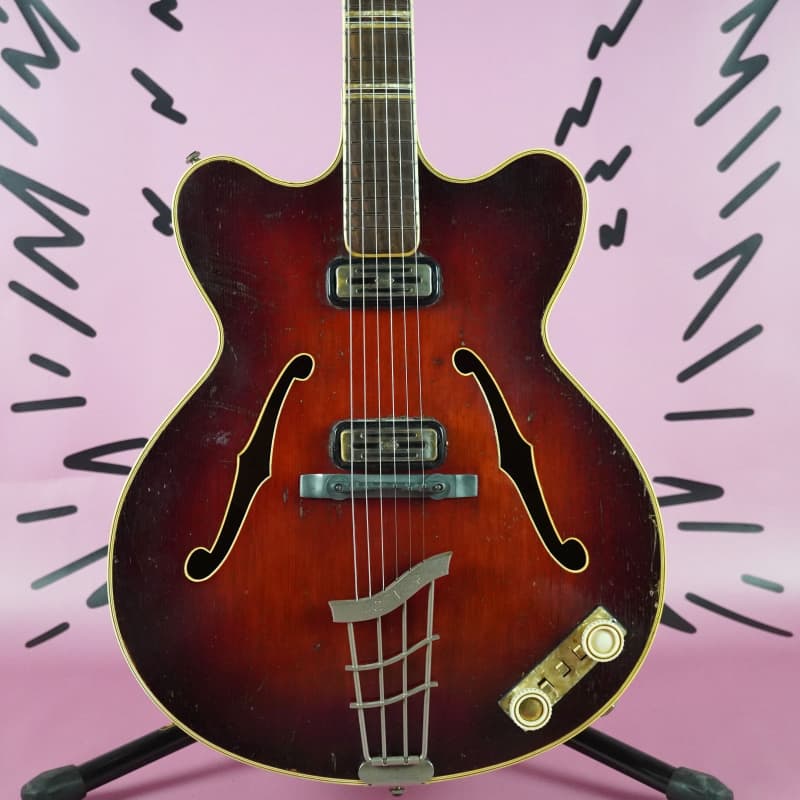 1960 Hofner Verithin Russet Mahogany – £1095 used Guitar