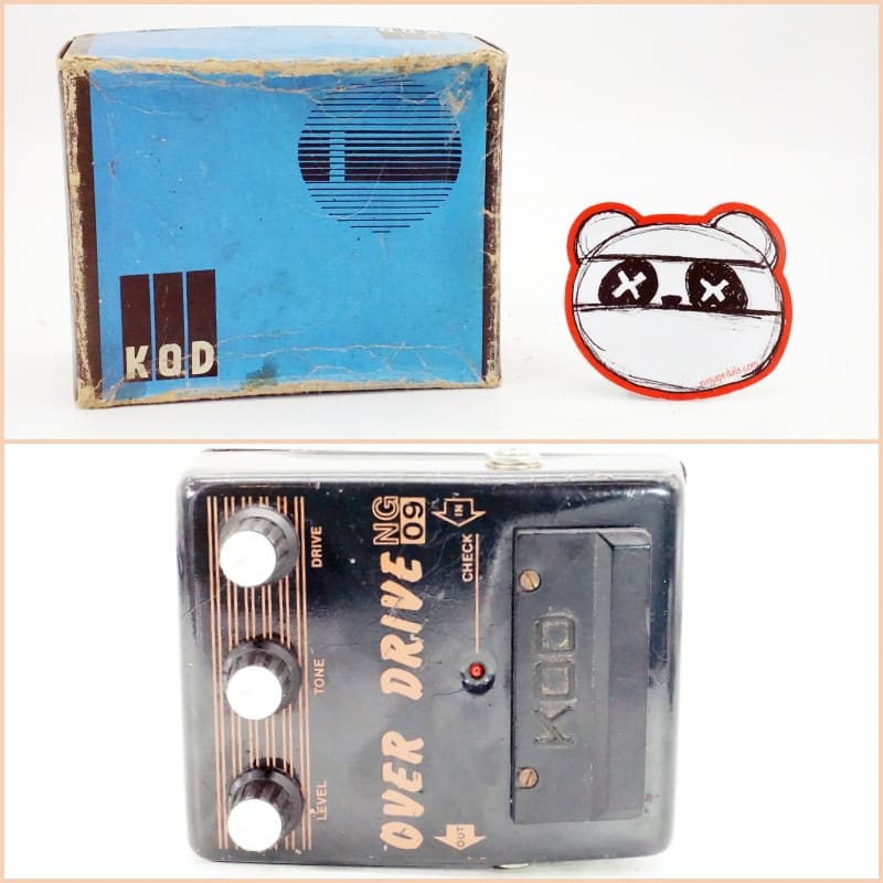 used 1980s KOD NG-09 Over Drive Black - Effect Pedal