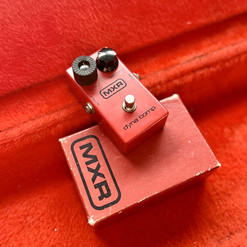 used 1980 MXR Dyna-Comp compressor pedal Red - Effect Pedal