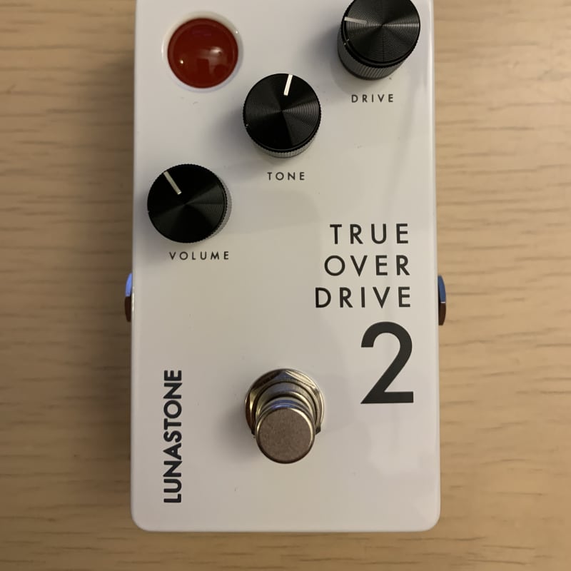 used 2010s Lunastone True Overdrive 2 White - Effect Pedal