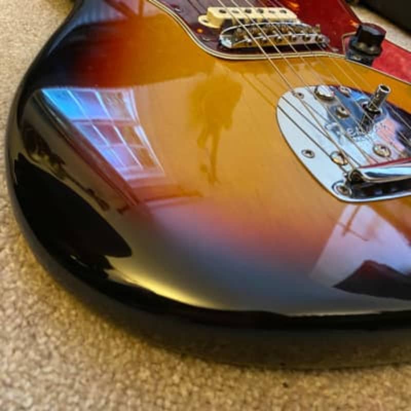 Early 1964 Fender Pre CBS Jaguar Clay Dots Sunburst - £12000 used Guitar