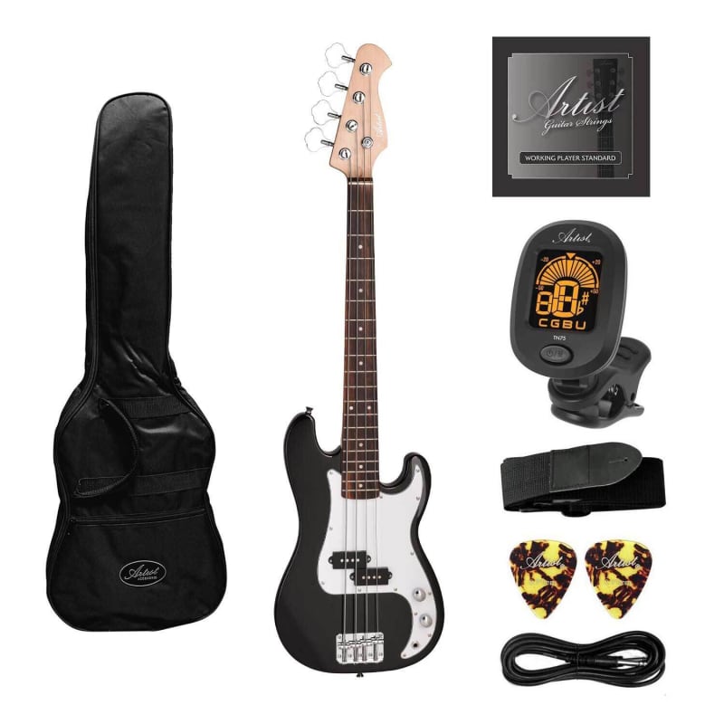 Artist Artist MiniB 3/4 Size Electric Bass Guitar + Accessorie... - £119 new Guitar