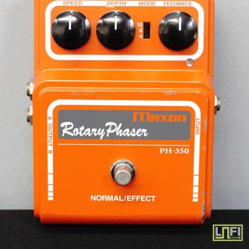 used 80's Maxon Maxon Rotary Phaser PH-350 Orange - Effect Pedal