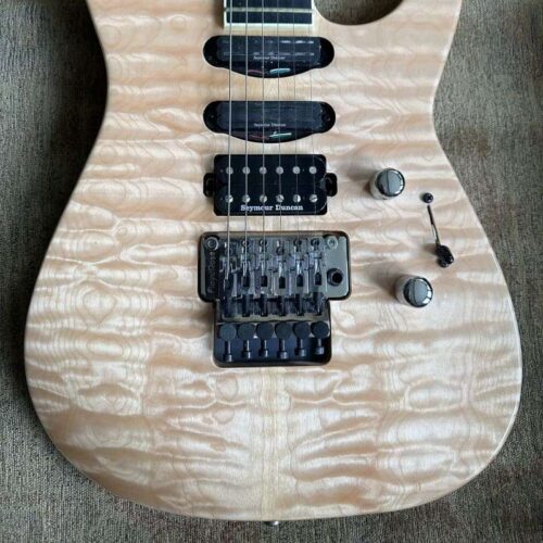 2017 Jackson USA Custom Shop SL1 Soloist Natural Quilt Maple Top -       Custom Shop