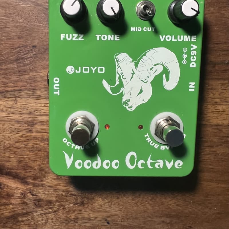 used 2010s Joyo JF-12 Voodoo Octave Green - Effect Pedal