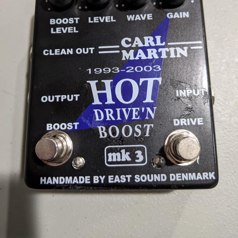 used 2010s Carl Martin Hot Drive 'N Boost mkIII Black - Effect Pedal