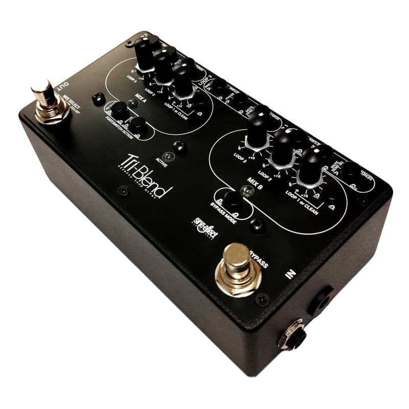 new 2024 Sine Effect Tri-Blend Black - Effect Pedal