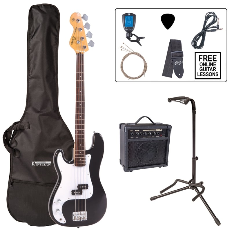 Encore Encore E4 Bass Guitar Pack ~ Left Hand Black - £207.5 new Guitar